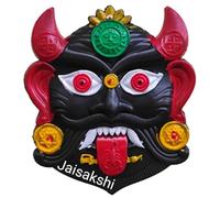 JaiSakshi Nazarbattu Plastic Nazar Suraksha Kawach,Evil Eye Protector,Drishti Bommai Battu For House Office Home Shops Door Hanging Protector Kavach Large Dristi Wall Decor Multicolor,10 Centimeters