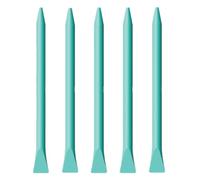 JAJADO 5 Packs Chalk Paste Squeegee Paint Stir Sticks, Screen Printing Squeegee Self Adhesive Stencils Squeegee Rubber Stick Mini Squeegee, Screen Printing Tools for Transfers Chalk Paste or Ink