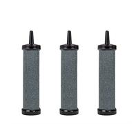 JAJALE 3.1" x 0.8" Air Stone Bubble Diffuser Cylinder - for Aquarium Air Pump and Fish Tanks, Gray, Pack of 3pcs