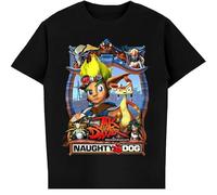 Jak & Daxter - Promo Poster Printing Men T-shirt Tee Tops Black