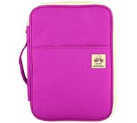 JAKAGO A4 Document Case, Multi-Pocket Portfolio Folder, Travel Portfolios