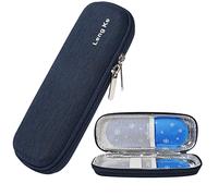 JAKAGO EVA Compact Insulin Cooler Travel Hard Case,Lightweight and Durable Diabetic Small Storage Travel Packs for Insulin Pens & Needles with 2 Ice Pack (Blue)