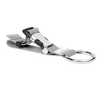 JAKAGO Luggage Strap Coat Holder Gripper Handbag Clip Baggage Suitcase Backpack Ring Hook Adjustable Belt Travel Accessories (Grey)