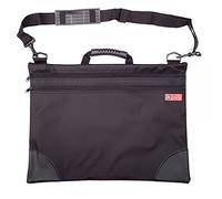 Jakar A1 Portfolio Carry Case Art Folder Double Zip Pockets Shoulder Strap Water Resistant Black (A1 62cm x 88cm)