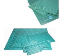 Jakar A4 Green Self Healing Sealing Cutting Mat Double Sided Metric Imperial cm mm Inch Non Slip Printed Square Grid Line Professional Quality (220 X 300 X 3mm Inch)