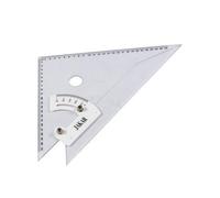 Jakar Adjustable Set Square - 200mm (12.5") With Canvas Pouch (2053), Individually Boxed For Accurate Technical Drawing