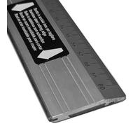 Jakar Aluminium Cutting Ruler 60Cm Etched With Stainless Steel Edge mm Cm Markings Rubber Grip Hanging Hole For Precision 3088
