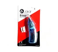 Jakar Battery Operated Eraser Pen - Blue (5370-B) With 5 Replacement Tips, Requires 2 X Aaa Batteries