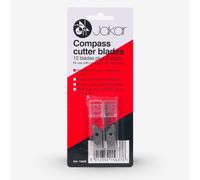 Jakar : Compass Cutter : 12 Replacement Blades with Leads
