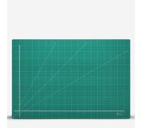 Jakar : Cutting Mat : Green : 3mm Thick : A1 : Double Sided Print : Self-sealing : 5cm grid with 1cm squares grid on reverse side