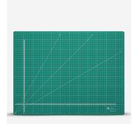 Jakar : Cutting Mat : Green : 3mm Thick : A2 : Double Sided Print : Self-sealing : 5cm grid with 1cm squares grid on reverse side