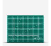Jakar : Cutting Mat : Green : 3mm Thick : A4 : Double Sided Print : Self-sealing : 5cm grid with 1cm squares grid on reverse side