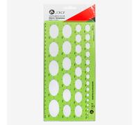 Jakar : Isometric Ellipse Master Template : 2mm-35mm