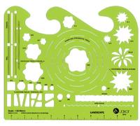 Jakar Landscape Garden Stencil Template Artist Design Drawing Aid Tool 4674