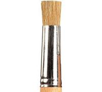 Jakar Large Stencil Brush - 15mm (10 Packs) Hog Bristle (6276), Wooden Handle - Ideal For Acrylic & Oil Stenciling (6276)
