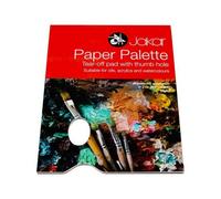 Jakar Paper Palette Pad - 36 Sheets Tear-Off Wax Coated With Thumb Hole, 9.5" X 12.5" For Oils, Acrylics & Watercolors (6640)
