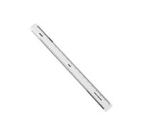 Jakar Perspex Ruler 45Cm Clear Acrylic With Cm mm And Inch Markings Extended Ends For Precision In School Office Craft 3062