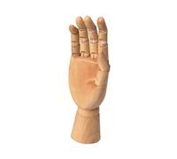 Jakar Wooden Hand Manikin - 8.5" (20Cm) Small Male Right Hand, Fully Jointed Artist Model For Drawing & Sketching (9006)