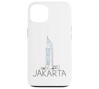 Jakarta Indonesia Travel Souvenir City Landmark Gift Case for iPhone 13