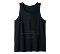 Jakarta Lineart: Minimalist Cityscape Design Tank Top