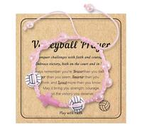 Jakayla Volleyball Prayer Bracelet - Faith & Strength Jewelry Gift for Volleyball Players, Girls, and Team Spirit