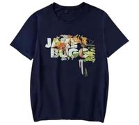 Jake Bugg Merch T-Shirt Unisex Short Sleeve, Casual Fashion Summer Tee,Blue,XL