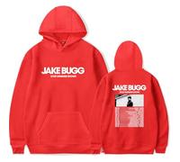 Jake Bugg Merchandise 2025 Summer Tour Hoodie Unisex Pullover Stylish Long Sleeve Sweatshirt for Fans (Ren,L)