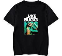Jake Bugg T-Shirt Unisex Short Sleeve, Casual Fashion Summer Tee,Black,S
