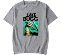 Jake Bugg T-Shirt Unisex Short Sleeve, Casual Fashion Summer Tee,Grey,4XL
