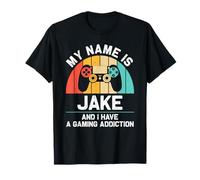 JAKE Gift Name Personalized Funny Gaming Geek Birthday T-Shirt