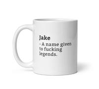 Jake Mug-Funny Jake Mug-Jake Birthday Mug-Gift for Jake-Mug for Jake-Jake is A Legend