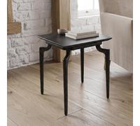 Jake Side Table - Curved Leg - Black - Recycled Wood and Metal