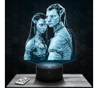 Jake Sully & Neytiri Lamp Avat ar Room Decoration for Boys and Girls 3D Lamp Science Fiction Film Gift Idea Gift idea Office Decoration. Original Christmas, Gift Idea for Teenagers TOP