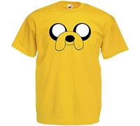 Jake The Dog Adventure Time T-Shirt Kids Adults Unisex Tee Gift Yellow