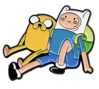 Jake The Dog Finn Come Along with Me Adventure Time Title Logo Sword Cartoon Animated TV Show 1.4" Enamel Pin Badge