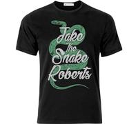 Jake The Snake Roberts Retro Wrestling Hero Mens Black T-Shirt Graphic Tee Printed Unisex Size L