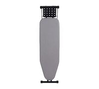 Jakeefud Deluxe Ironing Board with Heat Resistant Cover and Thicken Felt Pad, Heavy Sturdy Legs,Full Size Hanger Iron Board,Foldable (L-Grey)