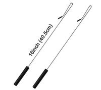 Jakeei 2 Pack 16 inch Puppet Handles Arm Control Rod Metal Puppet Stick Accessory for Small and Large Puppets