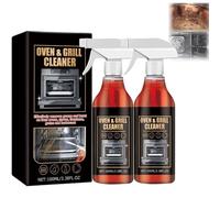Jakehoe Oven and Grill Cleaner Spray,Jakehoe Multifunctional Kitchen Cleaner,Oven and Grill Cleaner Spray Heavy Duty,Stainless Steel Cleaner & Degreaser,Effective Multi Surface Stain Remover (A,2PC)