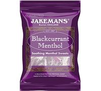 Jakemans Blackcurrant Flavour 100g Bags - Pack of 10 - Soothing menthol sweets - Suitable for vegetarians