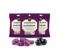 Jakemans Blackcurrant Hard Sweets 3 x 73g - Traditional Boiled Candy with Natural Flavour - Vegetarian, No Artificial Colours or Flavours