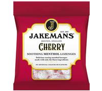 Jakemans Cherry 73g - Pack of 12 - Soothing Menthol Lozenges - Suitable For Vegetarians, Red