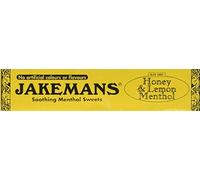 Jakemans Honey & Lemon Flavour - 41g stick pack - Pack of 20 - Soothing menthol sweets - Suitable for vegetarians