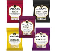 Jakemans Menthol Cough Drops Assorted Flavours Pack of 5 | Soothing Herbal Lozenges for Cough Relief, Dry Throat, Sore Throat, Congestion & Voice Care | Natural Vapour Action Hard Candy