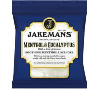 Jakemans Menthol & Eucalyptus 73g - Pack of 12 - Soothing Menthol Lozenges - Suitable for Vegetarians, Clear