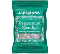 Jakemans Peppermint Flavour 100g Bags - Pack of 10 - Soothing menthol sweets - Suitable for vegetarians