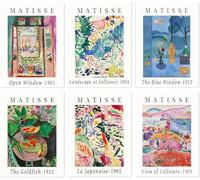 Jakener 6 Pack Diamond Art Kits for Adults Beginners,World Famous Paintings Cat Diamond Painting Kits for Adults,5D Full Drill DIY Diamond Dot Gem Art Kit Wall Home Decor Arts Craft 16x12 inch