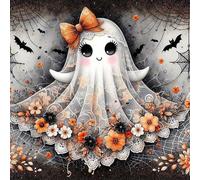 Jakener Gnome Diamond Art Kits for Adults Beginners,Halloween Diamond Painting Kits for Adults,5D Full Drill DIY Diamond Dot Gem Art Kit Wall Home Decor Arts Craft 12x12 inch