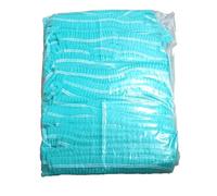 Jakera - Mob Caps - Pack of 100 non-woven polypropylene - Availible in 6 colours - 10GSM (Green)