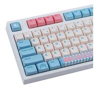 JakeTsai PBT Keycaps Set, 141 Keys, Circus XDA Profile, Dye Sublimation, Customized US Layout, Cherry MX Switches Mechanical Keyboards